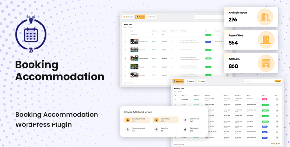Booking Accommodation – Hotel & Accommodations Plugin Preview - Rating, Reviews, Demo & Download