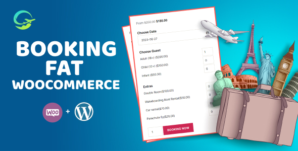 Booking Fat WooCommerce Preview Wordpress Plugin - Rating, Reviews, Demo & Download