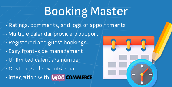 Booking Master – Appointment Booking And Scheduling Preview Wordpress Plugin - Rating, Reviews, Demo & Download