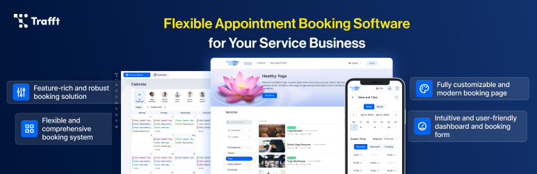 Booking System Trafft Preview Wordpress Plugin - Rating, Reviews, Demo & Download