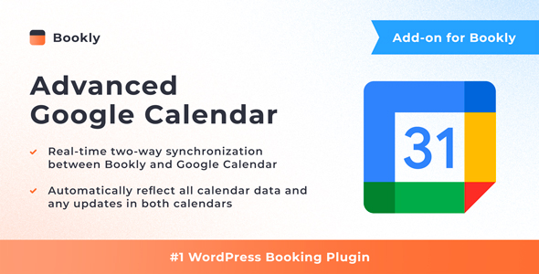 Bookly Advanced Google Calendar (Add-on) Preview Wordpress Plugin - Rating, Reviews, Demo & Download