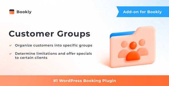 Bookly Customer Groups (Add-on) Preview Wordpress Plugin - Rating, Reviews, Demo & Download