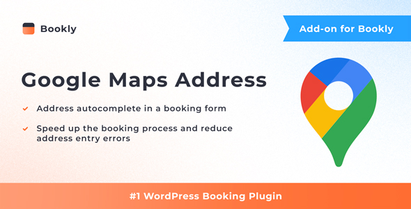 Bookly Google Maps Address (Add-on) Preview Wordpress Plugin - Rating, Reviews, Demo & Download