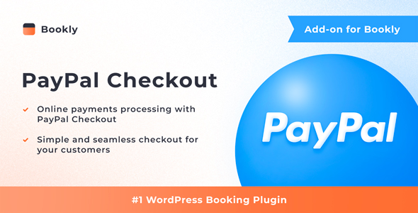 Bookly PayPal Checkout (Add-on) Preview Wordpress Plugin - Rating, Reviews, Demo & Download