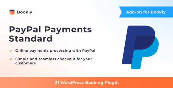 Bookly PayPal Payments Standard (Add-on) Preview Wordpress Plugin - Rating, Reviews, Demo & Download