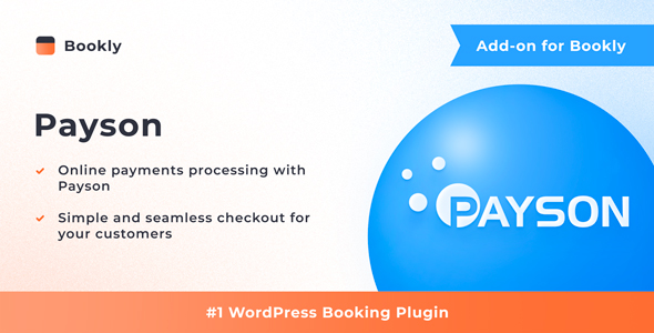 Bookly Payson (Add-on) Preview Wordpress Plugin - Rating, Reviews, Demo & Download
