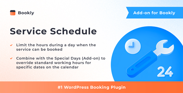 Bookly Service Schedule (Add-on) Preview Wordpress Plugin - Rating, Reviews, Demo & Download