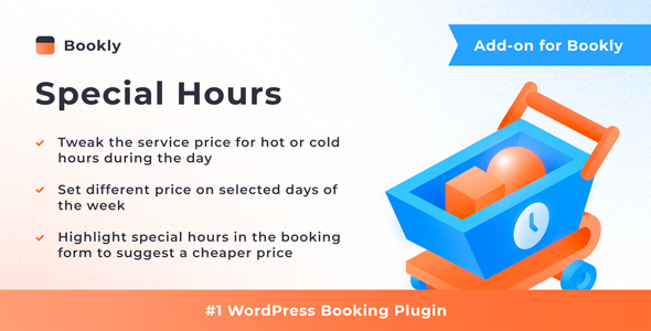 Bookly Special Hours (Add-on) Preview Wordpress Plugin - Rating, Reviews, Demo & Download