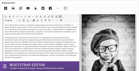 Bootstrap Editor Preview Wordpress Plugin - Rating, Reviews, Demo & Download