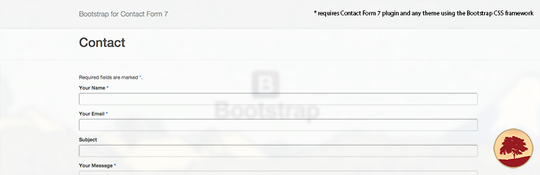 Bootstrap For Contact Form 7 Preview Wordpress Plugin - Rating, Reviews, Demo & Download