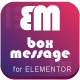 Box Message For Elementor WordPress Plugin