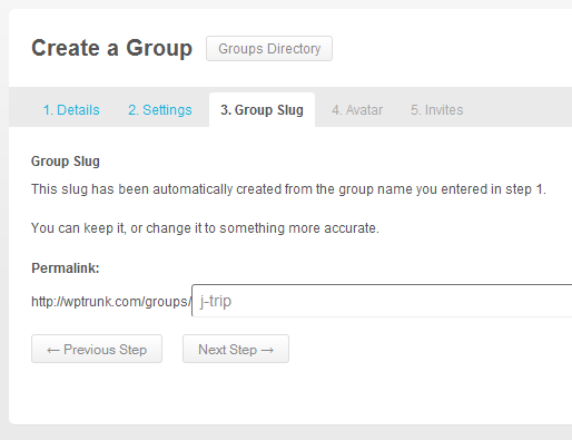 BP Edit Group Slug Preview Wordpress Plugin - Rating, Reviews, Demo & Download