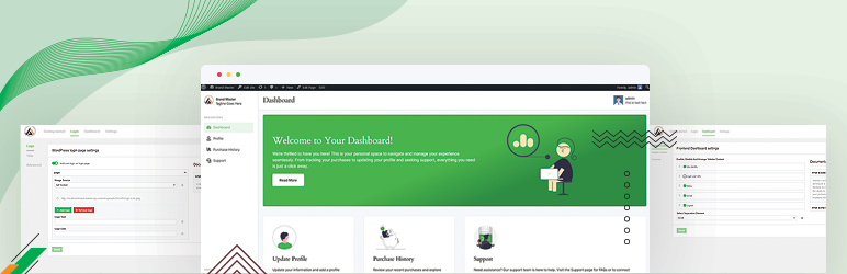 Brand Master – Customize Login And User Frontend Dashboard Preview Wordpress Plugin - Rating, Reviews, Demo & Download