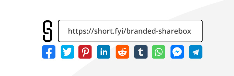 Branded Sharebox By Shorten Wordpress Plugin - Rating, Reviews, Demo & Download