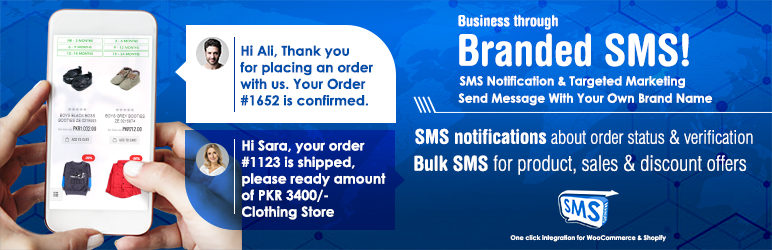 Branded SMS Pakistan Preview Wordpress Plugin - Rating, Reviews, Demo & Download