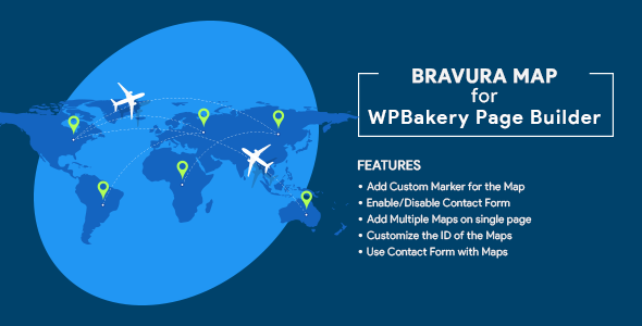 Bravura Map For WPBakery Page Builder Preview Wordpress Plugin - Rating, Reviews, Demo & Download