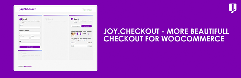 Brazilian Checkout Woocommerce – Joy Checkout Preview Wordpress Plugin - Rating, Reviews, Demo & Download