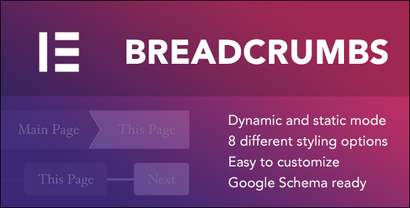 Breadcrumbs For Elementor Preview Wordpress Plugin - Rating, Reviews, Demo & Download