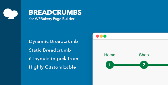 Breadcrumbs For WPBakery Page Builder Preview Wordpress Plugin - Rating, Reviews, Demo & Download