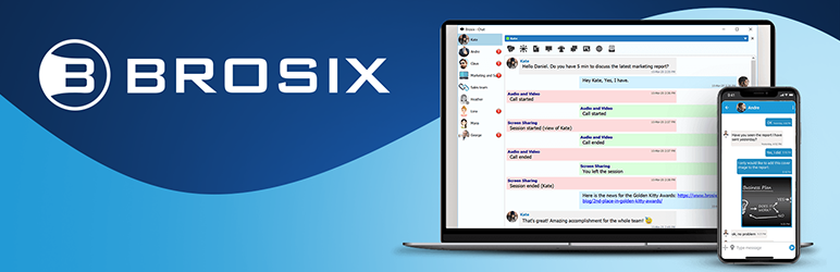 Brosix Live Chat Preview Wordpress Plugin - Rating, Reviews, Demo & Download