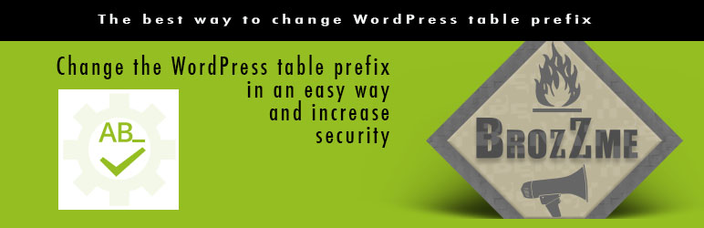 Brozzme DB Prefix & Tools Addons Preview Wordpress Plugin - Rating, Reviews, Demo & Download