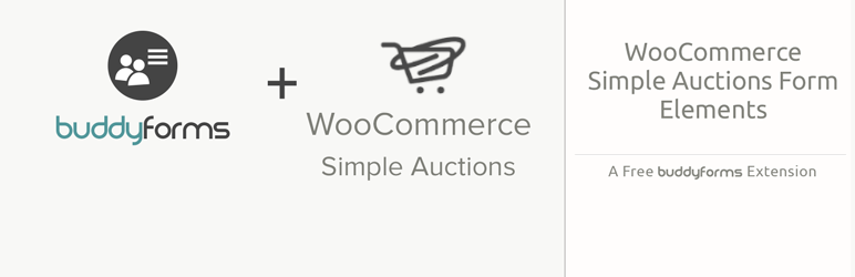 BuddyForms Simple Auctions Integration For WooCommerce Preview Wordpress Plugin - Rating, Reviews, Demo & Download