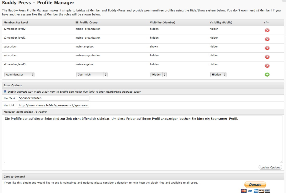 BuddyPress Profiles Manager Preview Wordpress Plugin - Rating, Reviews, Demo & Download