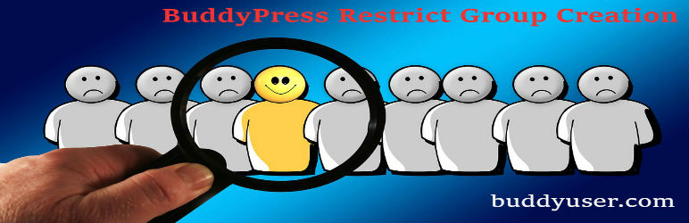 BuddyPress Restrict Group Creation Preview Wordpress Plugin - Rating, Reviews, Demo & Download