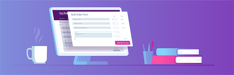 Bulk Order Form For WooCommerce Preview Wordpress Plugin - Rating, Reviews, Demo & Download