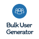 Bulk User Generator – Create Multiple User Accounts For WrodPress At A Single Click