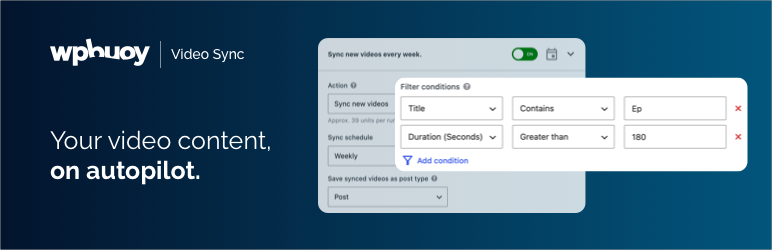 Buoy Video Sync Preview Wordpress Plugin - Rating, Reviews, Demo & Download
