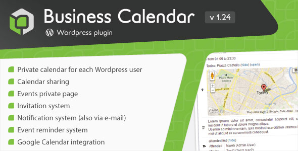 Business Calendar – Wordpress Internal Calendar Preview - Rating, Reviews, Demo & Download