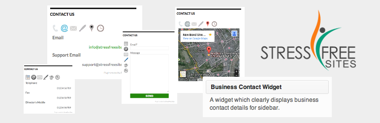 Business Contact Widget Preview Wordpress Plugin - Rating, Reviews, Demo & Download