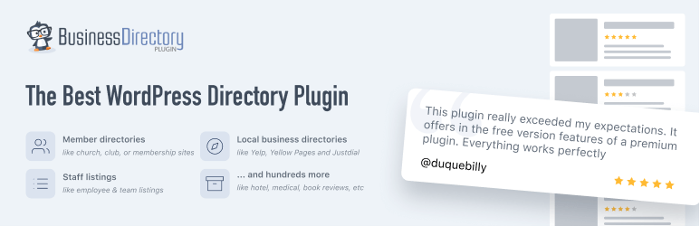 Business Directory Plugin – Easy Listing Directories For WordPress Preview - Rating, Reviews, Demo & Download