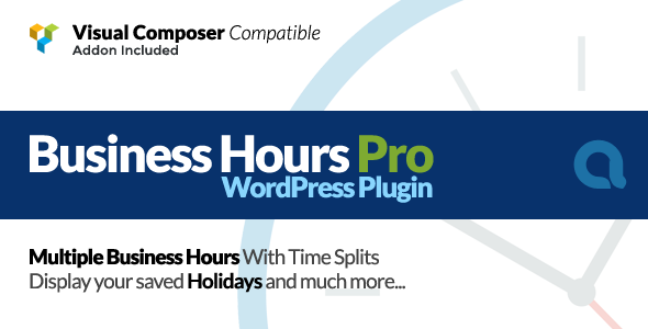 Business Hours Pro WordPress Plugin Preview - Rating, Reviews, Demo & Download