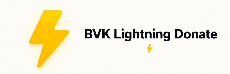 BVK Lightning Donate Preview Wordpress Plugin - Rating, Reviews, Demo & Download