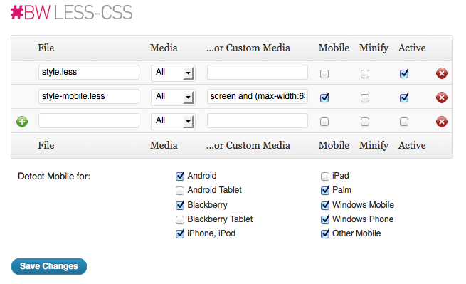 #BW LESS-CSS Preview Wordpress Plugin - Rating, Reviews, Demo & Download