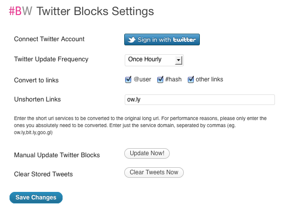 #BW Twitter Blocks Preview Wordpress Plugin - Rating, Reviews, Demo & Download