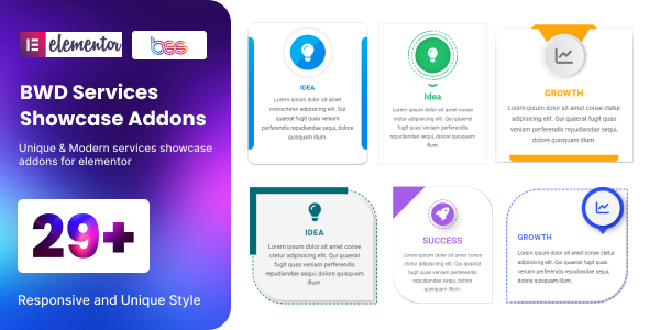 BWD Services Showcase Addons For Elementor Preview Wordpress Plugin - Rating, Reviews, Demo & Download