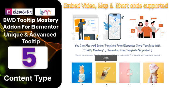 BWD Tooltip Master Addon For Elementor Preview Wordpress Plugin - Rating, Reviews, Demo & Download