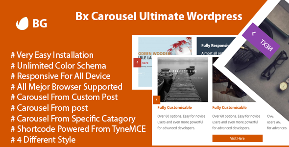Bx Carousel Ultimate Wordpress Preview - Rating, Reviews, Demo & Download