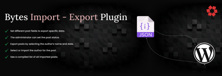 Bytes Import/Export Lite Preview Wordpress Plugin - Rating, Reviews, Demo & Download