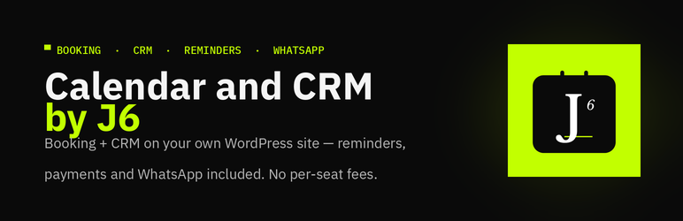 Calendar And CRM By J6 Preview Wordpress Plugin - Rating, Reviews, Demo & Download