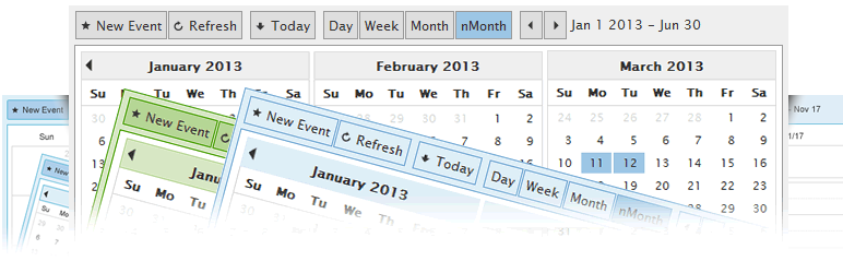 Calendar Event Multi View Preview Wordpress Plugin - Rating, Reviews, Demo & Download