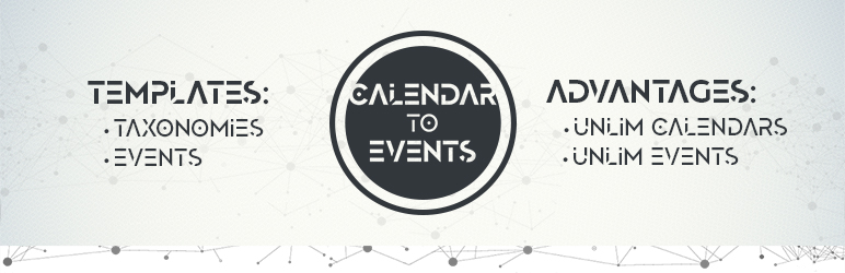 Calendar-To-Events Preview Wordpress Plugin - Rating, Reviews, Demo & Download