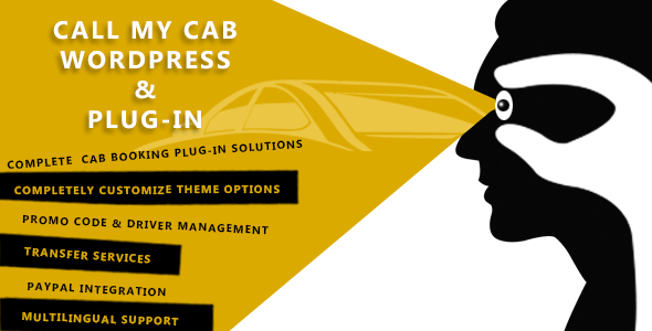 Call My Cab Wordpress & Plug-in Preview - Rating, Reviews, Demo & Download