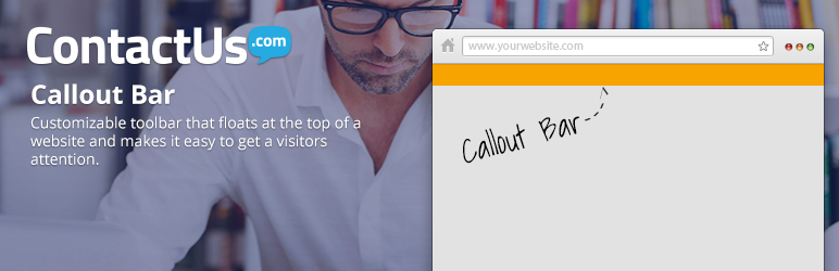 Callout Bar By ContactUs Preview Wordpress Plugin - Rating, Reviews, Demo & Download