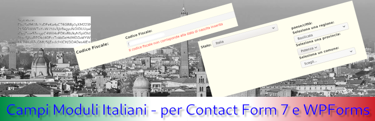Campi Moduli Italiani Preview Wordpress Plugin - Rating, Reviews, Demo & Download