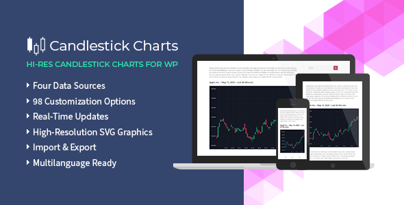 Candlestick Charts – Financial & Stock Market Charting Plugin for Wordpress Preview - Rating, Reviews, Demo & Download