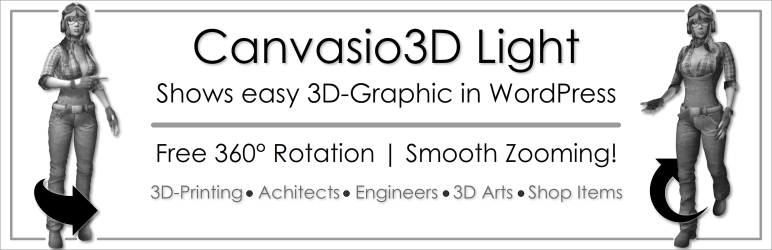 Canvasio3D Light Preview Wordpress Plugin - Rating, Reviews, Demo & Download